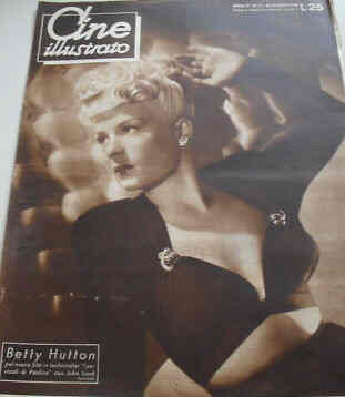 CINE ILLUSTRATO magazine side cover Issue 17 25 April 1948