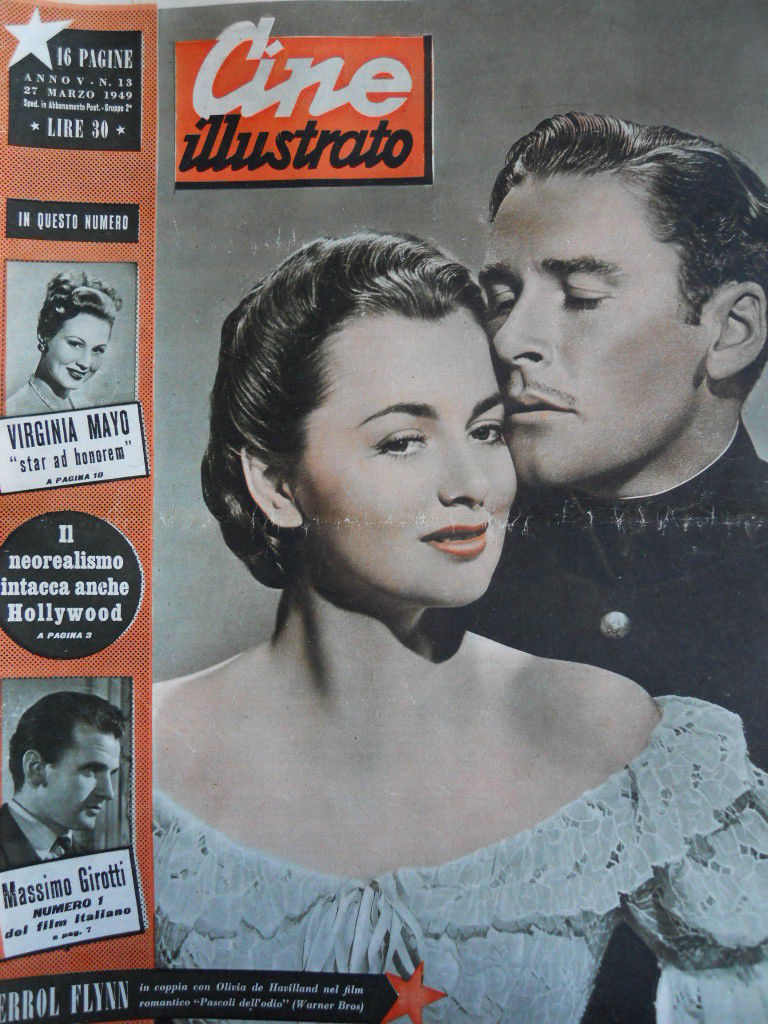 CINE ILLUSTRATO magazine side cover Issue 13 27 March 1949