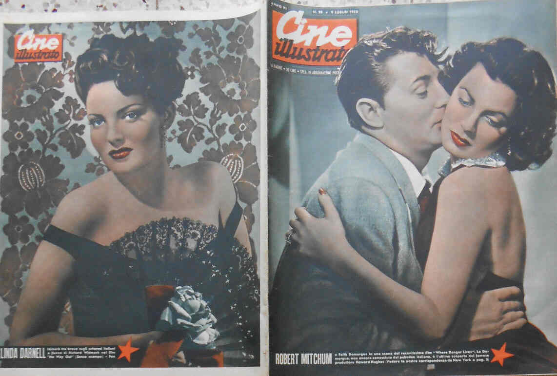 CINE ILLUSTRATO magazine side cover Issue 28 9 July 1950