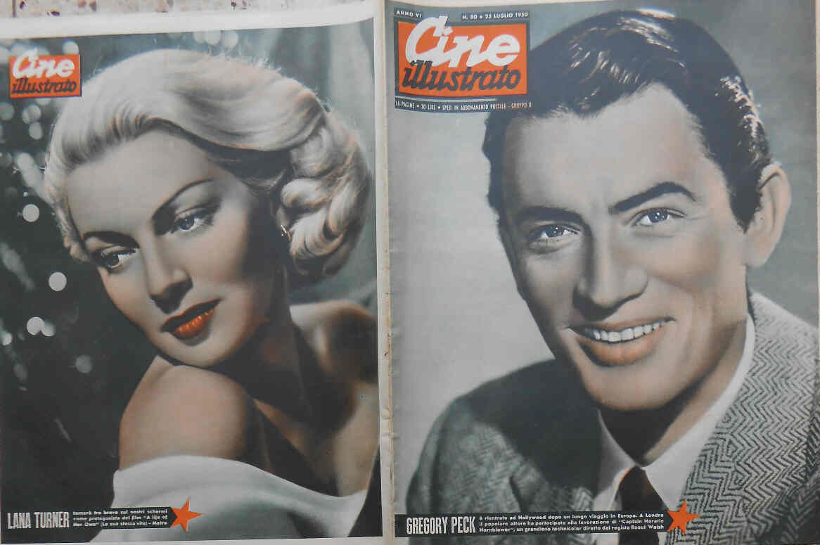 CINE ILLUSTRATO magazine side cover Issue 30 23 July 1950