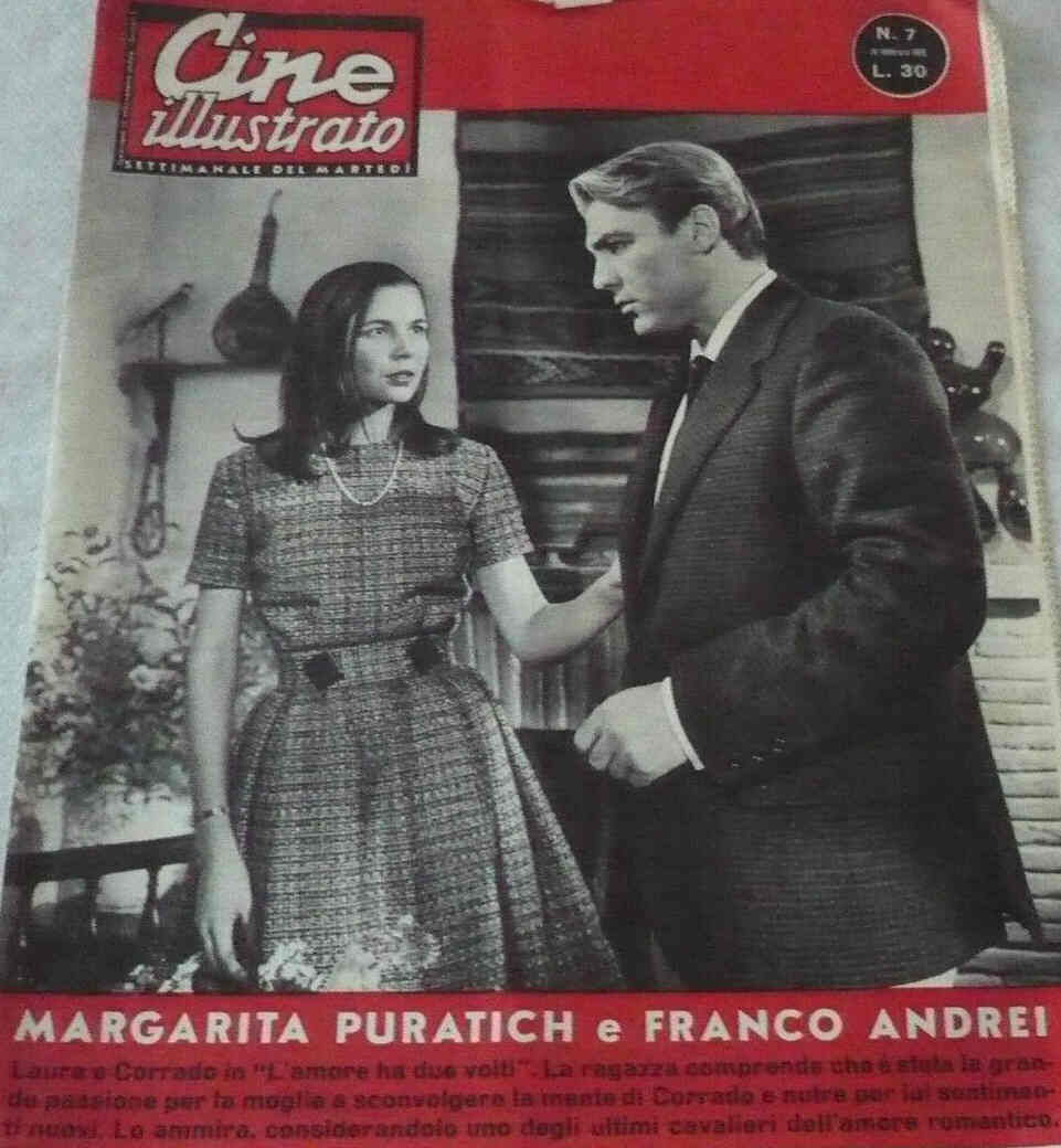 CINE ILLUSTRATO magazine side cover Issue 7 14 February 1960