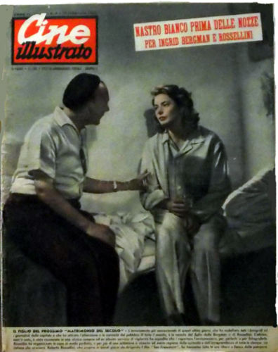 CINE ILLUSTRATO magazine side cover 19 February 1950