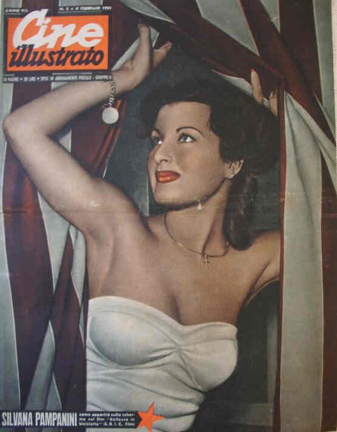 CINE ILLUSTRATO magazine side cover 4 February 1951