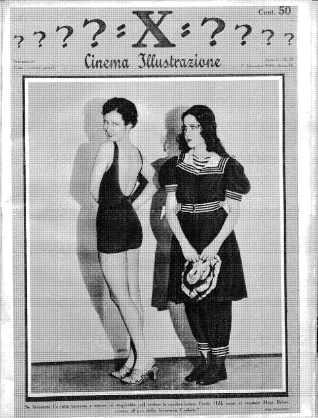 CINEMA ILLUSTRAZIONE magazine side cover Issue 50 10 December 1930