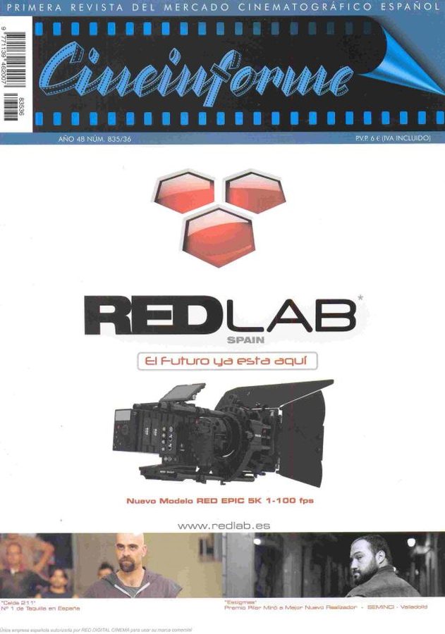 CINEINFORME magazine side cover Issue 835/836  2009