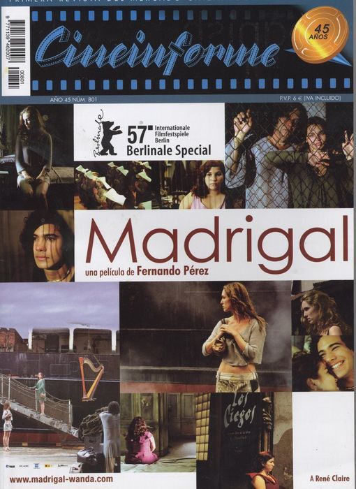 CINEINFORME magazine side cover Issue 801 March 2007