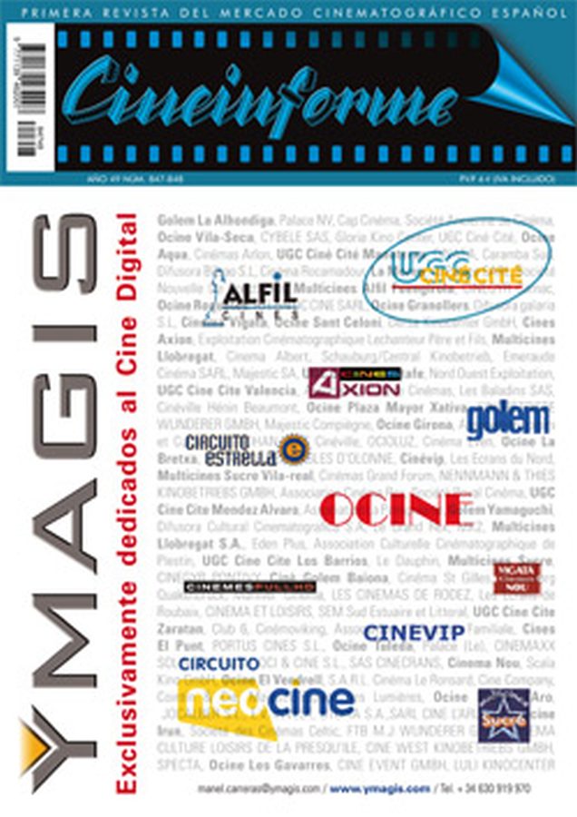 CINEINFORME magazine side cover Issue 846 October 2010