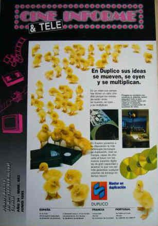 CINEINFORME magazine side cover Issue 662 June 1995