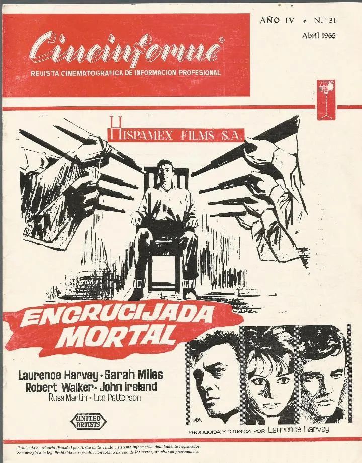 CINEINFORME magazine side cover Issue 31  April 1965