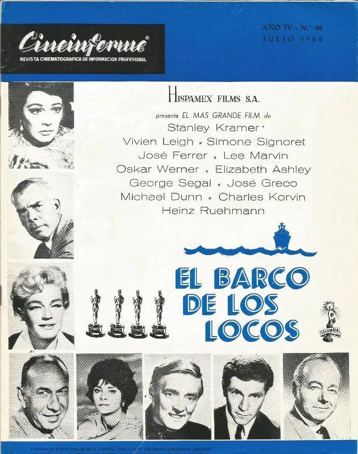 CINEINFORME magazine side cover Issue 46  July 1966