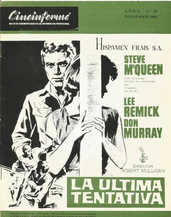 CINEINFORME magazine side cover Issue 50  November 1966