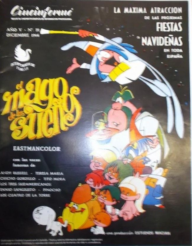 CINEINFORME magazine side cover Issue 51  December 1966