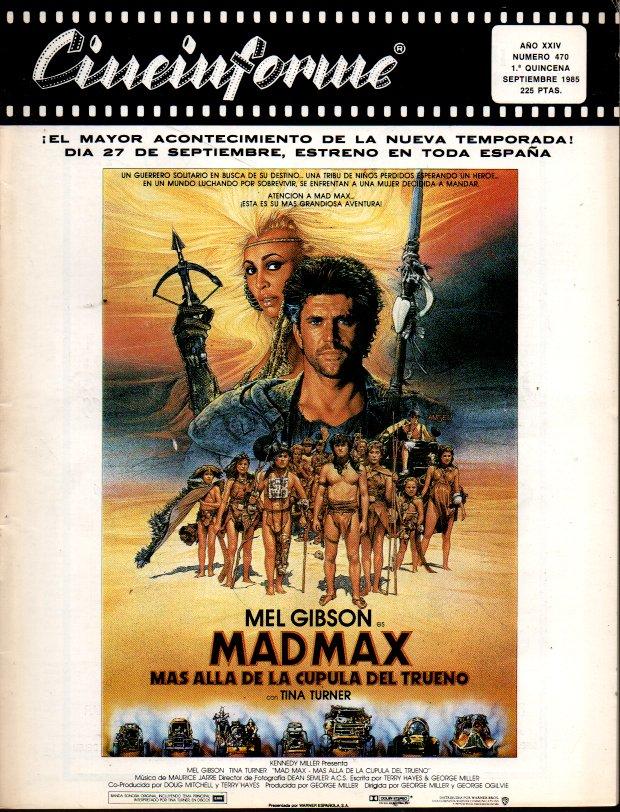 CINEINFORME magazine side cover Issue 470 15 September 1985