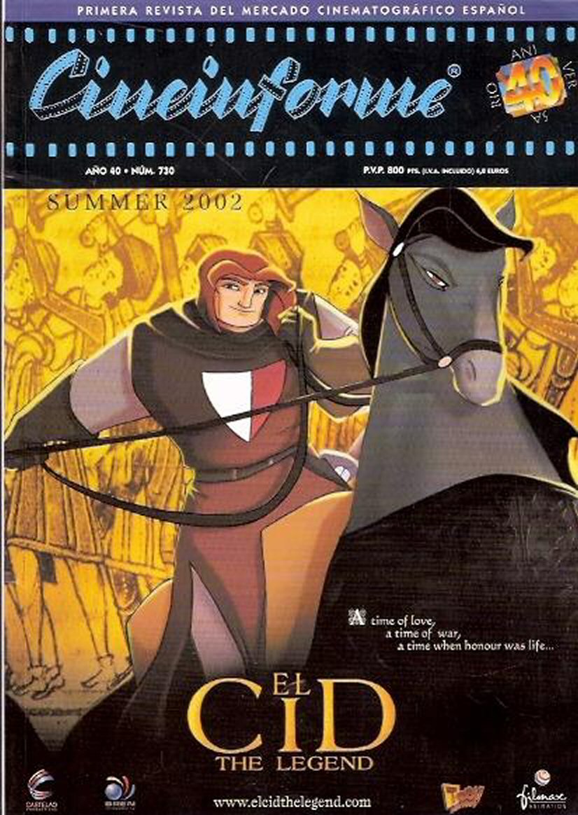 CINEINFORME magazine side cover Issue 730 Summer 2002