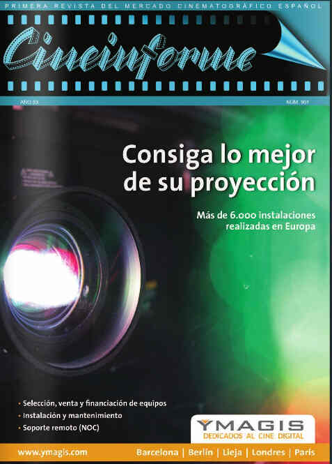 CINEINFORME magazine side cover Issue 901 May 2015