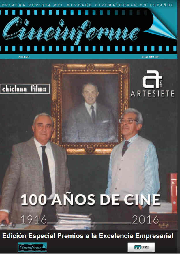 CINEINFORME magazine side cover Issue 919/920  2016