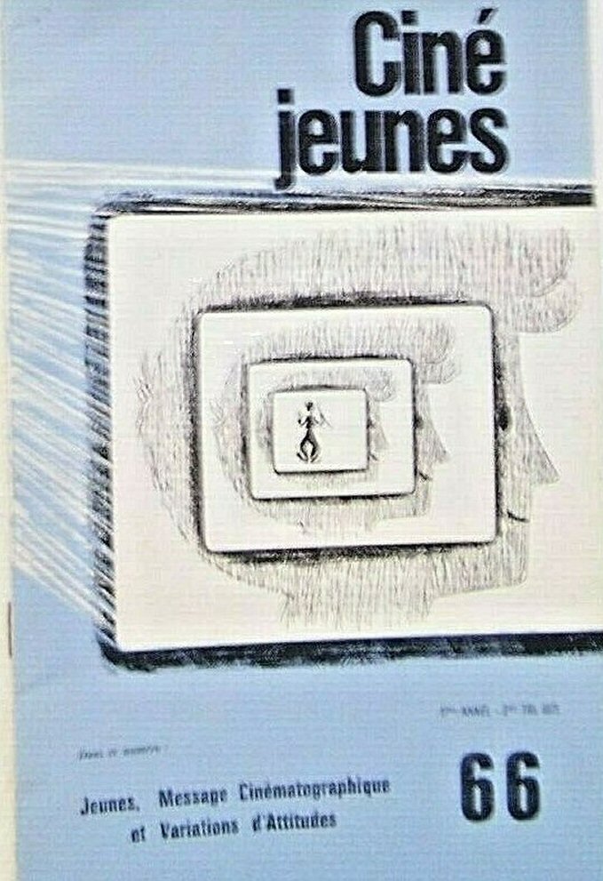 CINE JEUNES magazine side cover Issue 66  April/June 1971