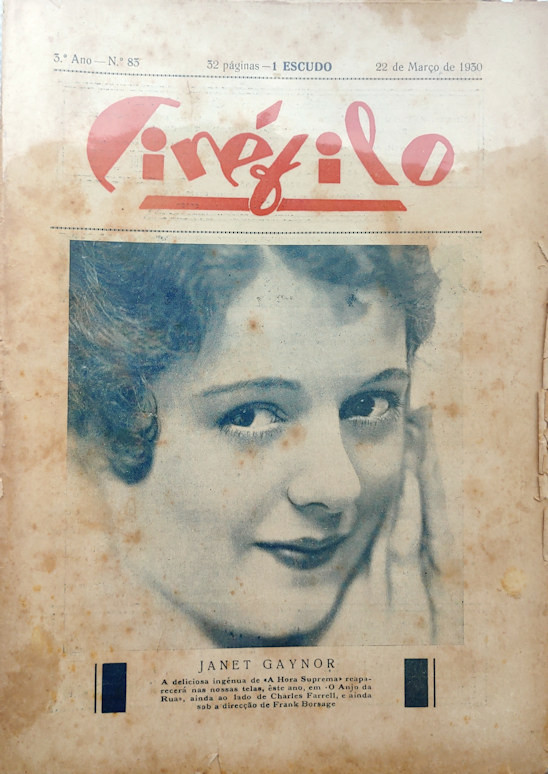 CINEFILO magazine cover Issue 83 22 March 1930