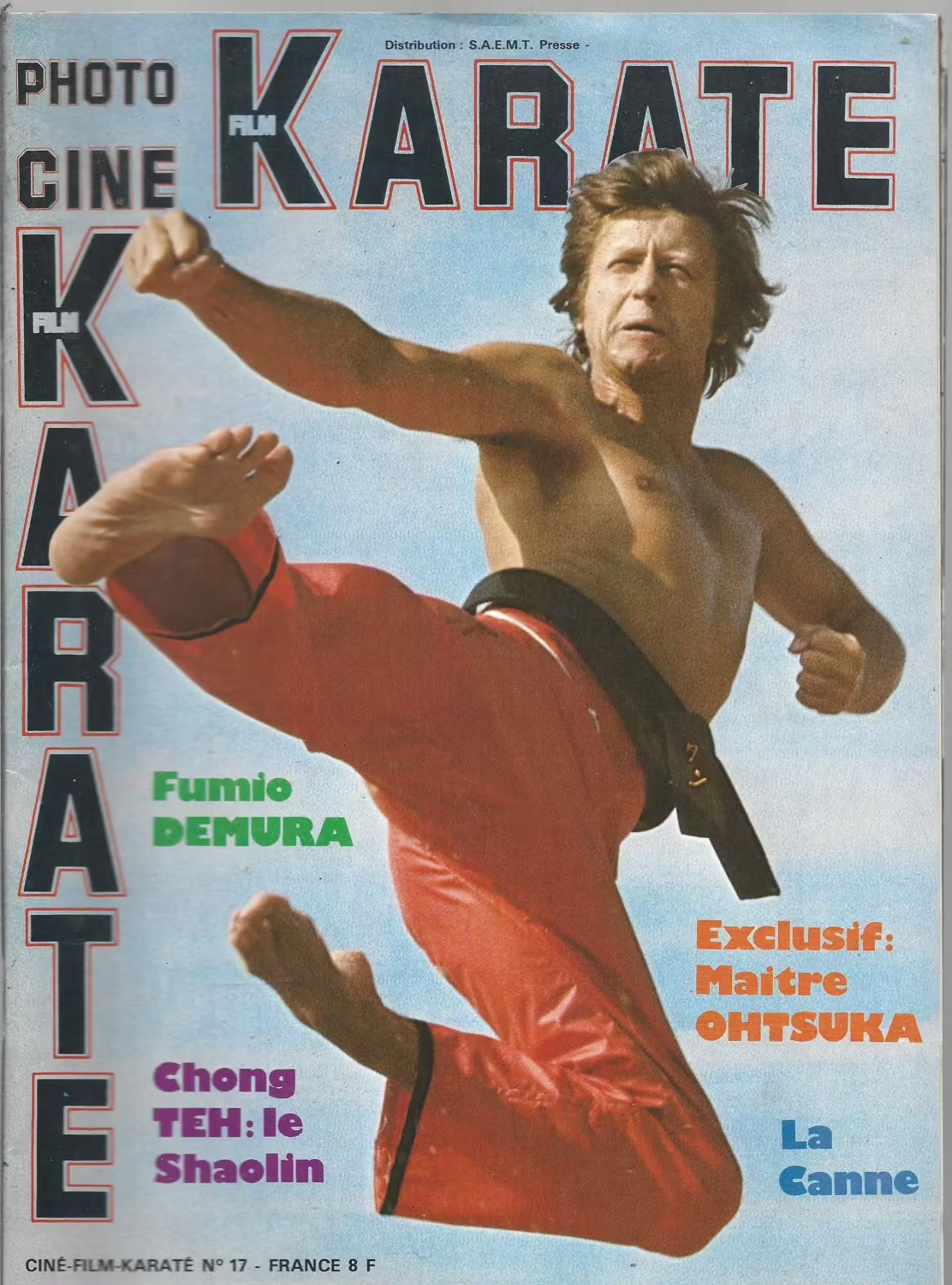 CINE FILM KARATE magazine side cover Issue 17   