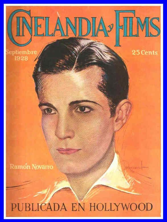CINELANDIA magazine side cover September 1928