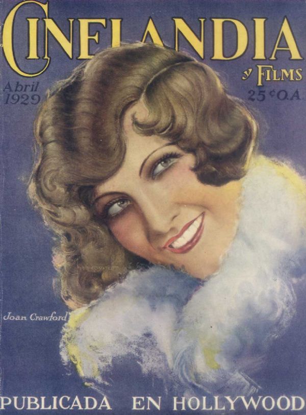 CINELANDIA magazine side cover April 1929