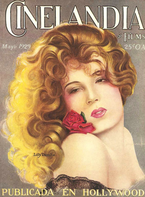 CINELANDIA magazine side cover May 1929