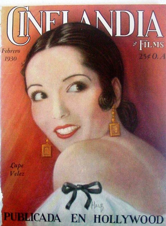CINELANDIA magazine side cover February 1930