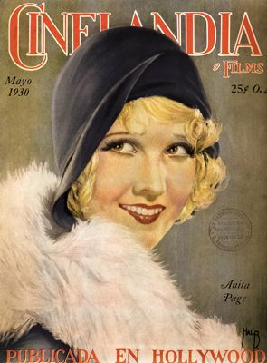 CINELANDIA magazine side cover May 1930