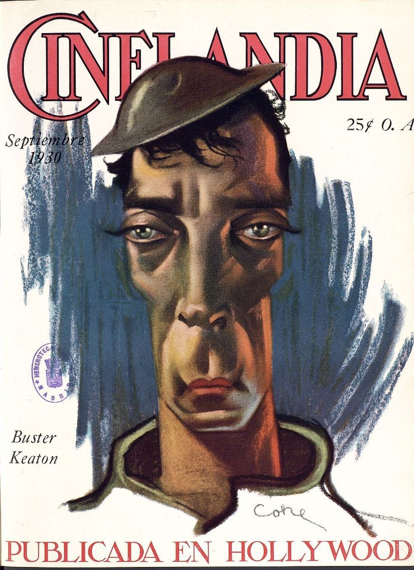 CINELANDIA magazine side cover September 1930