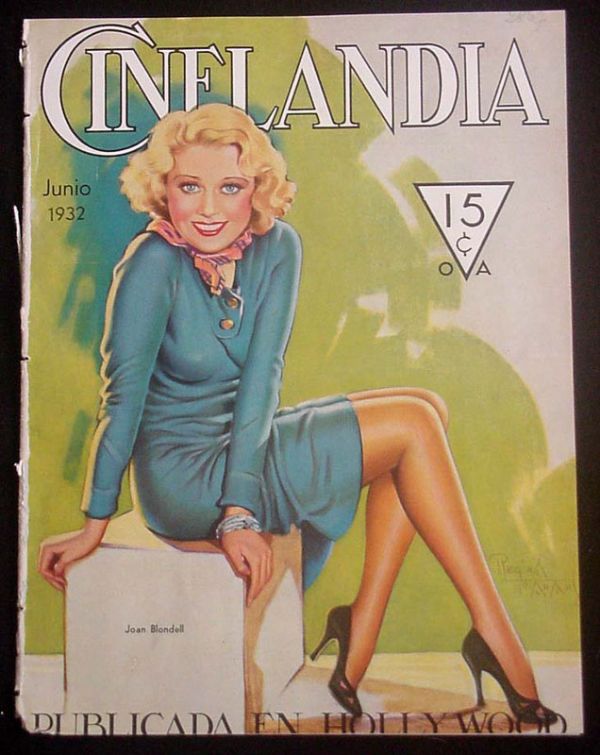 CINELANDIA magazine side cover June 1932