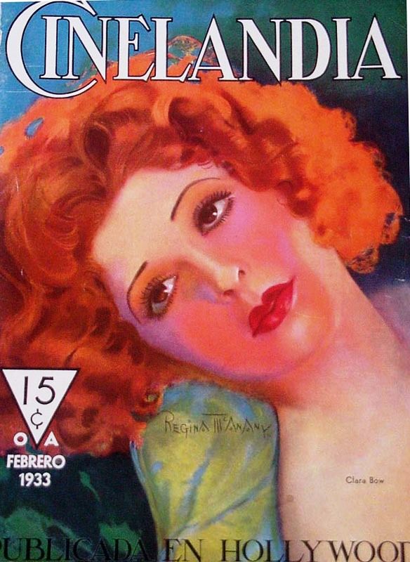 CINELANDIA magazine side cover February 1933