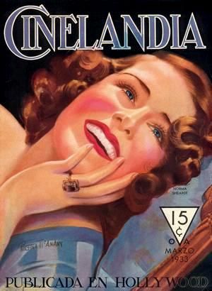 CINELANDIA magazine side cover March 1933