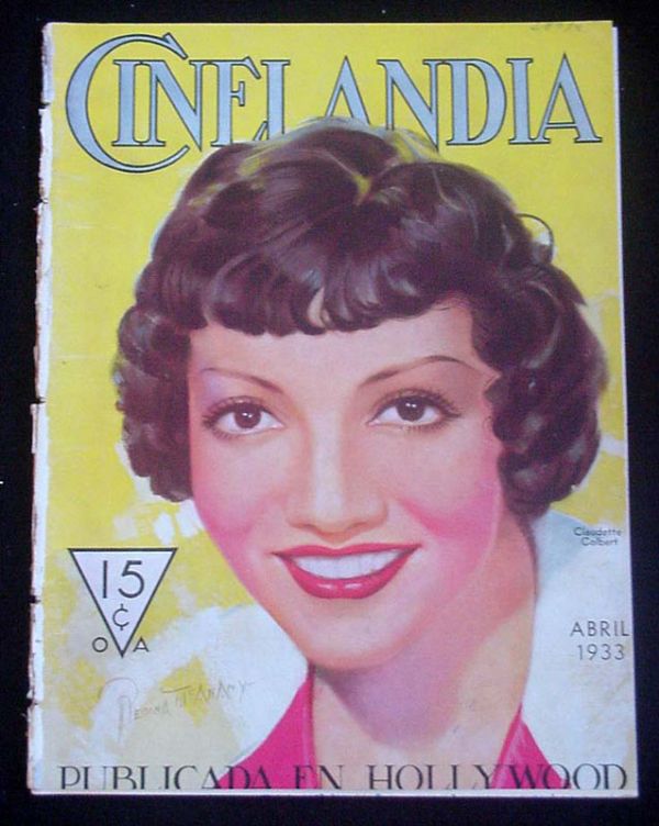 CINELANDIA magazine side cover April 1933