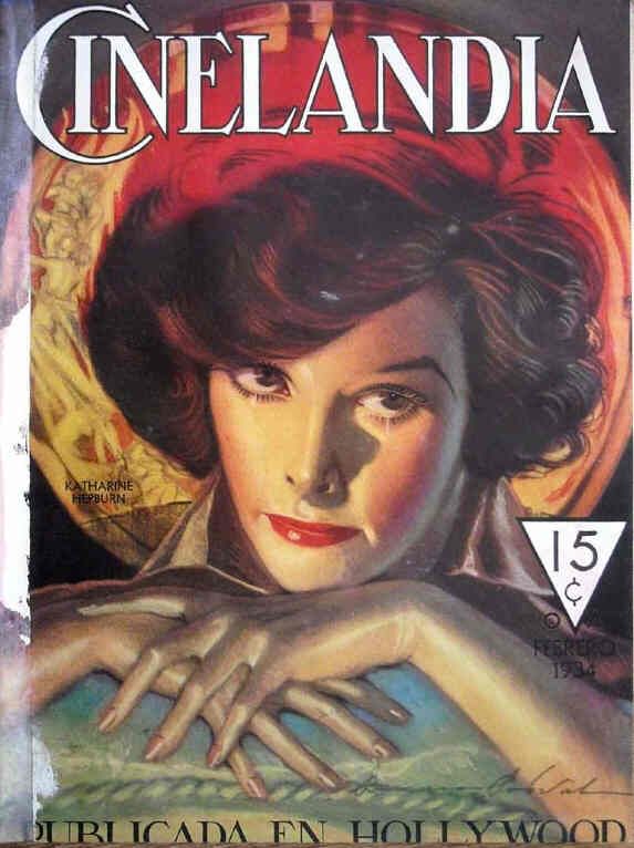 CINELANDIA magazine side cover February 1934