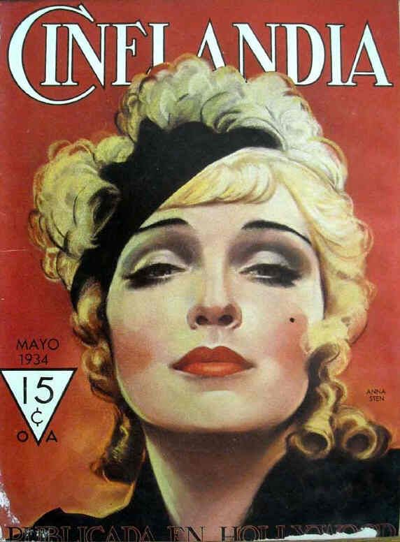 CINELANDIA magazine side cover May 1934