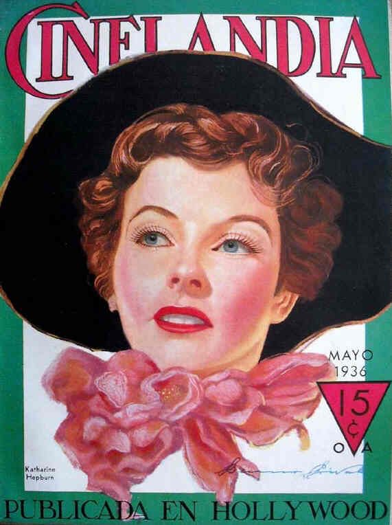 CINELANDIA magazine side cover May 1936