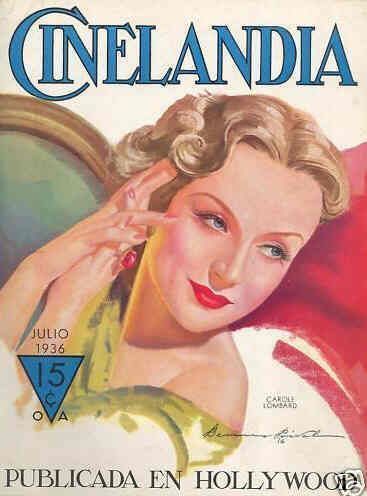 CINELANDIA magazine side cover July 1936