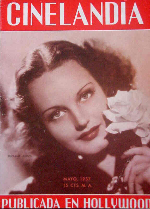 CINELANDIA magazine side cover May 1937