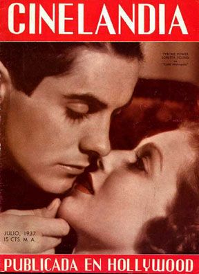 CINELANDIA magazine side cover July 1937