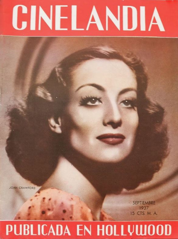 CINELANDIA magazine side cover September 1937