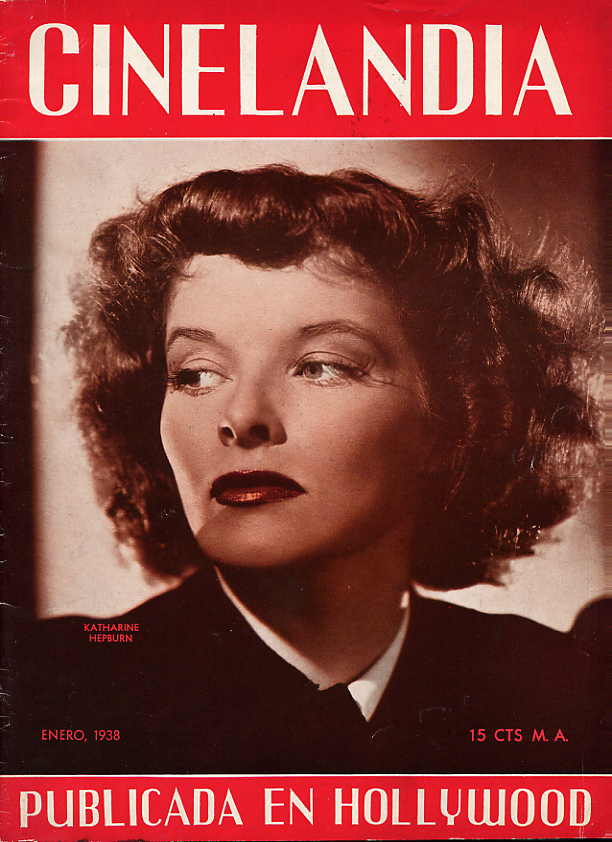 CINELANDIA magazine side cover January 1938