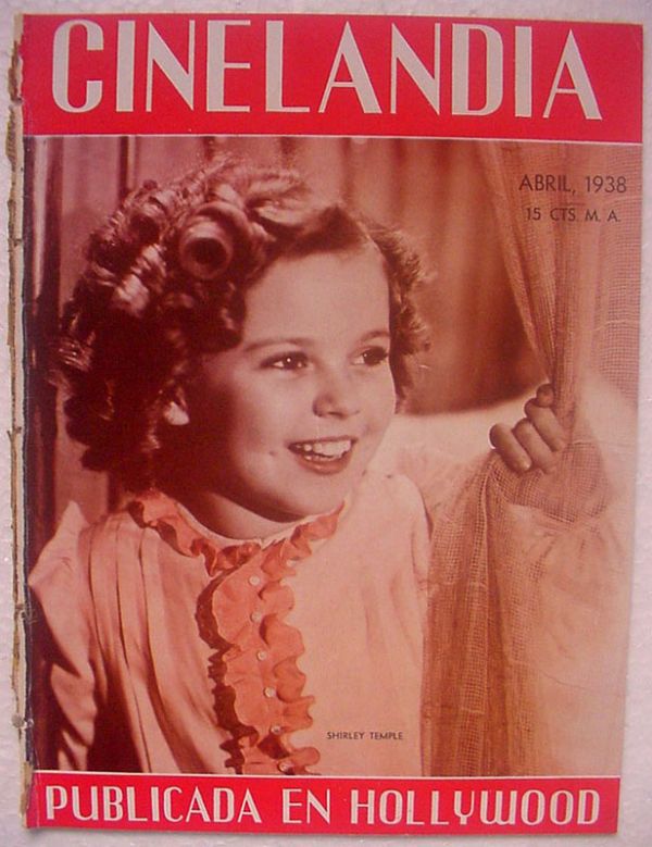 CINELANDIA magazine side cover April 1938