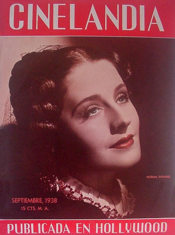CINELANDIA magazine side cover September 1938