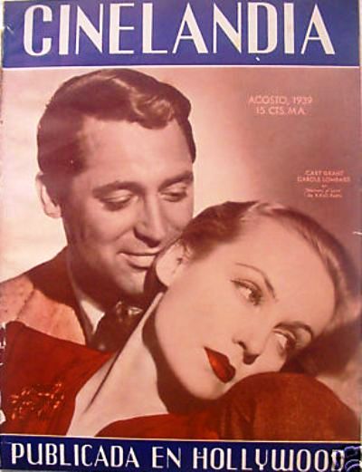 CINELANDIA magazine side cover August 1939