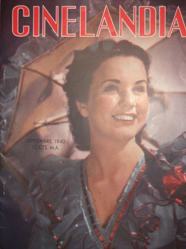 CINELANDIA magazine side cover September 1940