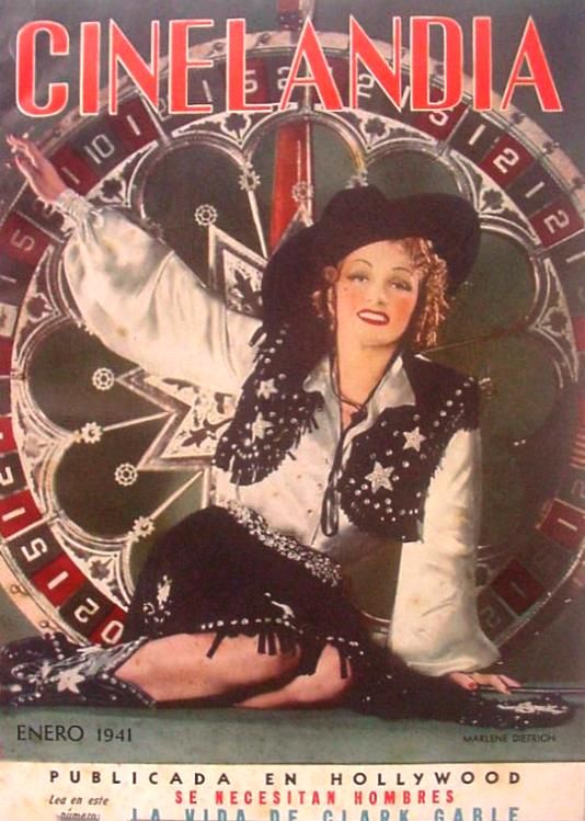 CINELANDIA magazine side cover January 1941