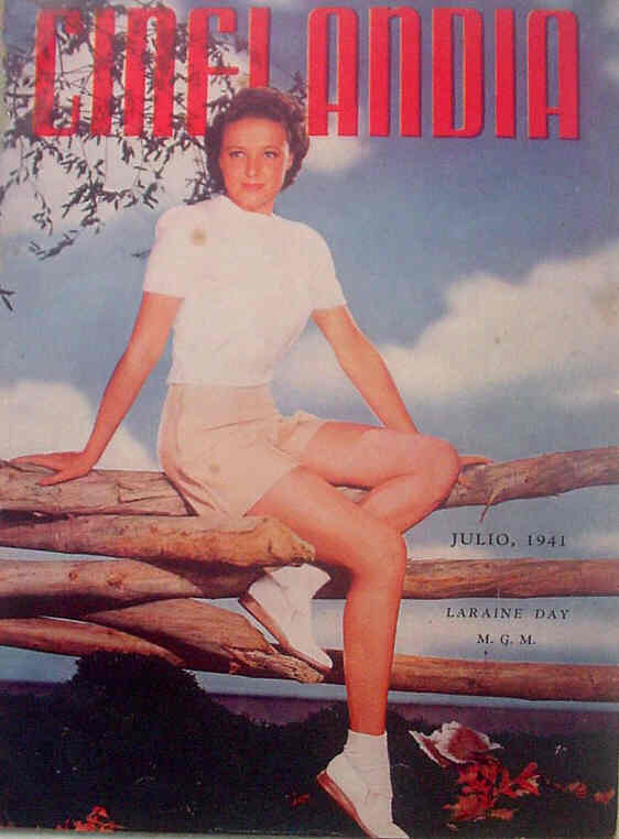 CINELANDIA magazine side cover July 1941