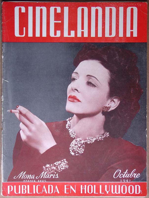 CINELANDIA magazine side cover October 1941