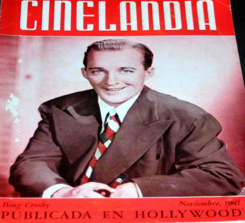 CINELANDIA magazine side cover November 1941