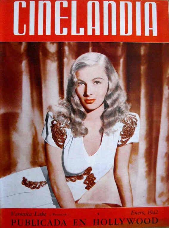 CINELANDIA magazine side cover January 1942